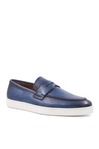 Bruno Magli Prato Leather Horse-Bit Slip-On Penny Loafer (BM1003)-AmbrogioShoes