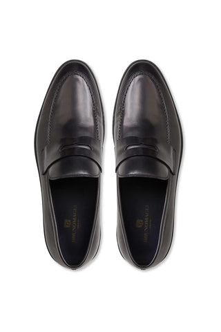Bruno Magli Prato Leather Horse-Bit Slip-On Penny Loafer (BM1003)-AmbrogioShoes