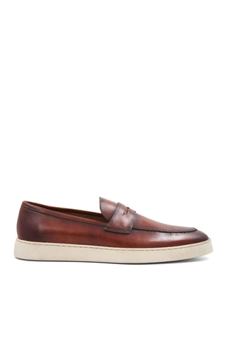 Bruno Magli Prato Leather Horse-Bit Slip-On Penny Loafer (BM1003)-AmbrogioShoes