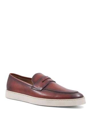 Bruno Magli Prato Leather Horse-Bit Slip-On Penny Loafer (BM1003)-AmbrogioShoes