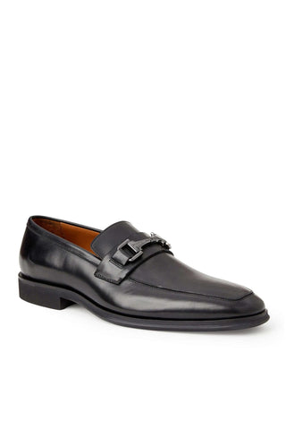Bruno Magli Raging Calf-Skin Leather Horse-Bit Loafer (BM1024)-AmbrogioShoes