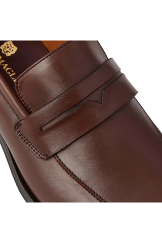 Bruno Magli Raging Calf-Skin Leather Penny Loafer (BM1023)-AmbrogioShoes