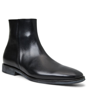 Bruno Magli Raging Men's Shoes Calf-Skin Leather Side Zip Boot (BM1075)-AmbrogioShoes