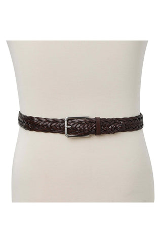 Bruno Magli Rocco Woven Calf-Skin Leather Belt-AmbrogioShoes