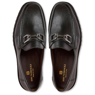 Bruno Magli Rocky Men's Shoes Calf-Skin Leather Horse-Bit Loafers (BM1009)-AmbrogioShoes