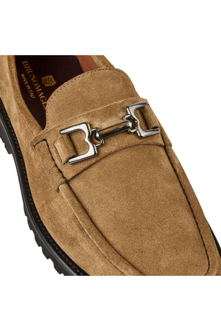 Bruno Magli Rocky Suede Horse-Bit Loafers (BM1008)-AmbrogioShoes