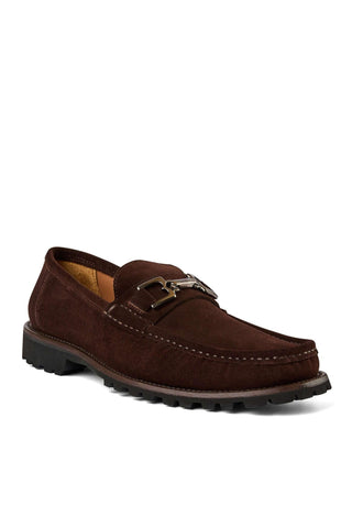 Bruno Magli Rocky Suede Horse-Bit Loafers (BM1008)-AmbrogioShoes
