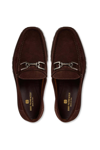 Bruno Magli Rocky Suede Horse-Bit Loafers (BM1008)-AmbrogioShoes