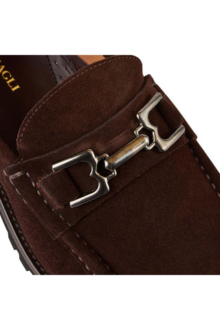 Bruno Magli Rocky Suede Horse-Bit Loafers (BM1008)-AmbrogioShoes
