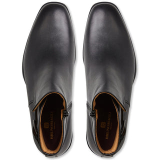 Bruno Magli Rubino Men's Shoes Calf-Skin Leather Side Zip Boot (BM1098)-AmbrogioShoes