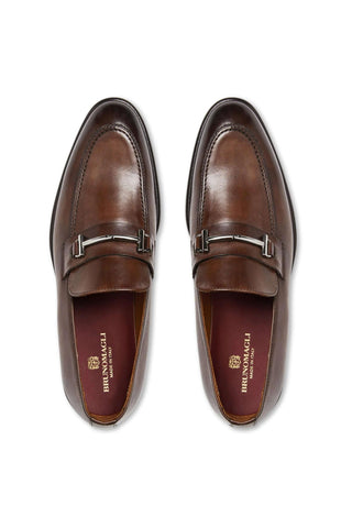 Bruno Magli Sante Calf-Skin Leather Horse-Bit Loafer (BM1015)-AmbrogioShoes