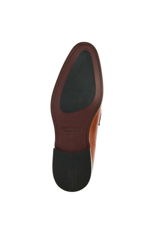 Bruno Magli Sante Calf-Skin Leather Horse-Bit Loafer (BM1015)-AmbrogioShoes