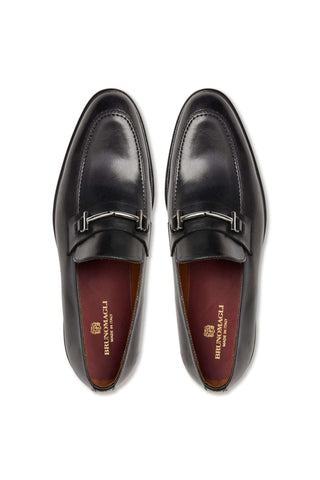 Bruno Magli Sante Leather Horse-Bit Loafer (BM1015)-AmbrogioShoes