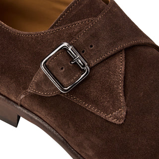 Bruno Magli Solero Suede Single Monk-Strap (BM1026)-AmbrogioShoes