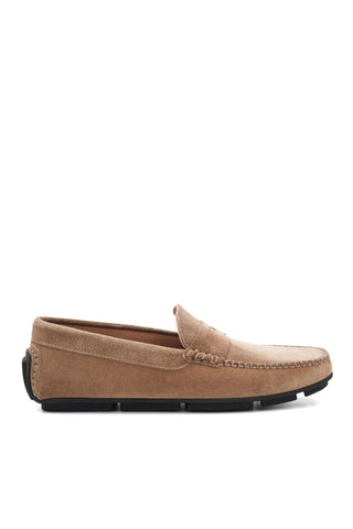 Bruno Magli Taranto Suede Moccasin Penny Driver-AmbrogioShoes