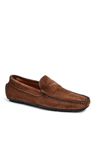 Bruno Magli Taranto Suede Moccasin Penny Driver-AmbrogioShoes