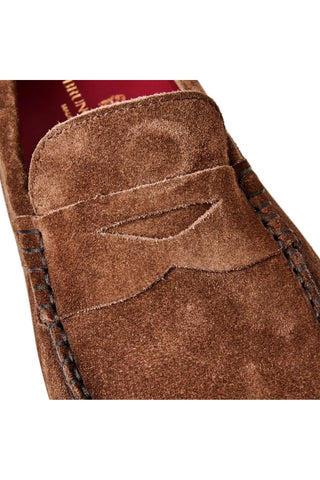 Bruno Magli Taranto Suede Moccasin Penny Driver-AmbrogioShoes