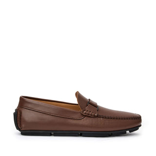 Bruno Magli Tazio Men's Shoes Calf-Skin Leather Moccasin Driver (BM1062)-AmbrogioShoes