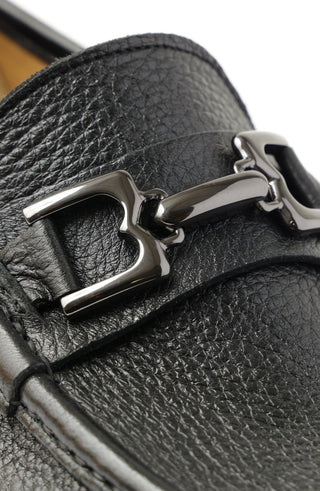 Bruno Magli Trieste Men's Shoes Full Grain Calf-Skin Leather Horse-Bit Loafer (BM1077)-AmbrogioShoes