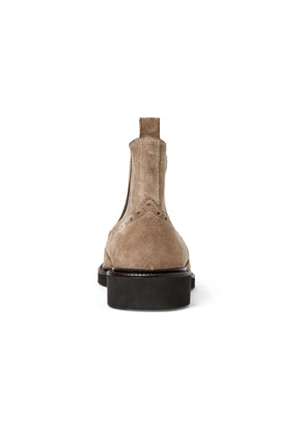Bruno Magli Vespa Suede Slip-On Wing-Tip Chelsea Boot (BM1054)-AmbrogioShoes