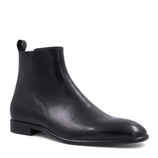 Bruno Magli Vestri Men's Shoes Calf-Skin Leather Slip-On Chelsea Boot (BM1052)-AmbrogioShoes