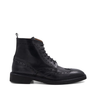 Bruno Magli Vincenzo Men's Shoes Supple Calf-Skin Leather Wing-Tip Boot (BM1055)-AmbrogioShoes