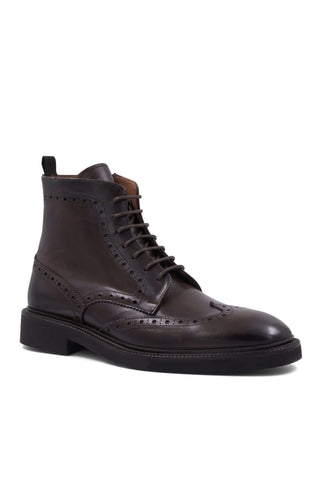 Bruno Magli Vincenzo Supple Calf-Skin Leather Wing-Tip Boot (BM1055)-AmbrogioShoes