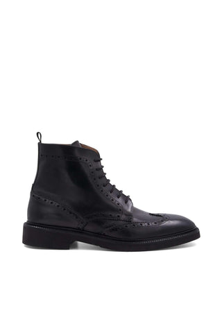 Bruno Magli Vincenzo Supple Leather Wing-Tip Boot (BM1055)-AmbrogioShoes