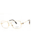1109 - Light Gold/clear demo lens