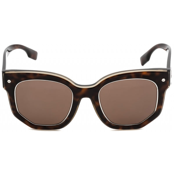 Burberry BE4307 Sunglasses Havana on Transparent Brown / Brown Unisex-AmbrogioShoes