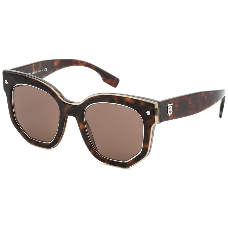 Burberry BE4307 Sunglasses Havana on Transparent Brown / Brown Unisex-AmbrogioShoes