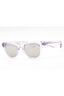 40956G - Violet/Light Grey Mirror Silver