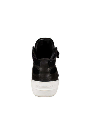 Burberry Black High-Top Leather Sneakers (BUR039)-AmbrogioShoes