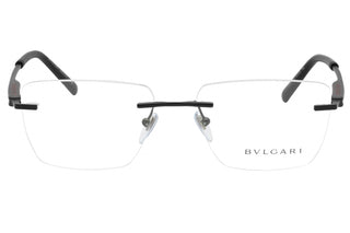 Bvlgari BV1122 Eyeglasses Matte Black/Clear demo lens-AmbrogioShoes