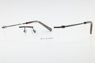 Bvlgari BV1122 Eyeglasses Matte Brown/Clear demo lens-AmbrogioShoes