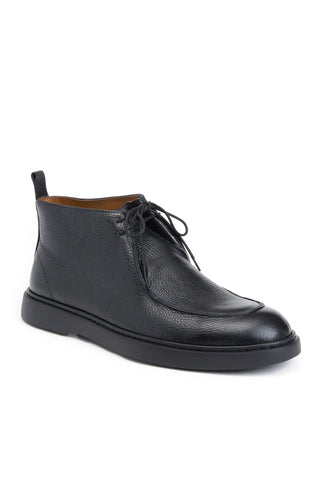 Bruno Magli Castano Classic Derby Black Tumbled Leather - View 1