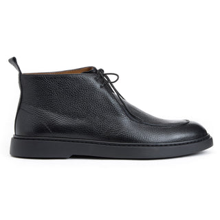 Bruno Magli Castano Classic Derby Black Tumbled Leather - View 2