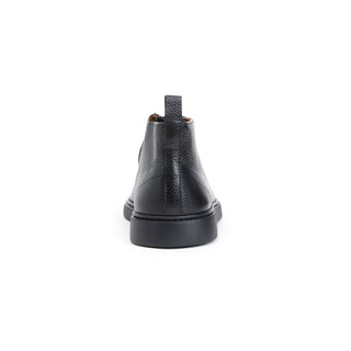 Bruno Magli Castano Classic Derby Black Tumbled Leather - View 4