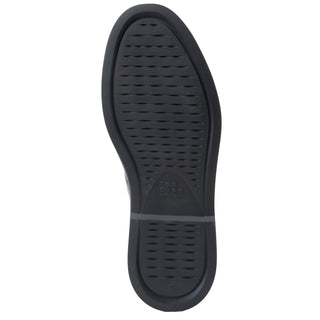 Bruno Magli Castano Classic Derby Black Tumbled Leather - View 5