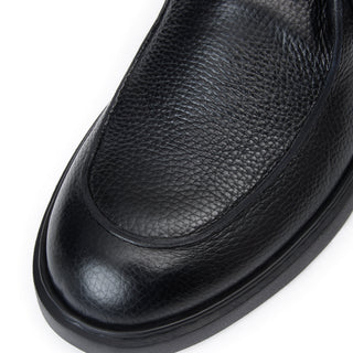 Bruno Magli Castano Classic Derby Black Tumbled Leather - View 6