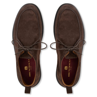 Bruno Magli Castano Classic Derby Dark Brown Suede - View 3