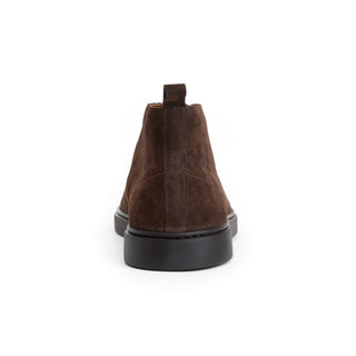 Bruno Magli Castano Classic Derby Dark Brown Suede - View 4