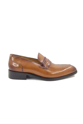 Carrucci KS479-11 Leather Penny Loafer