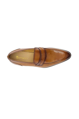 Carrucci KS479-11 Leather Penny Loafer
