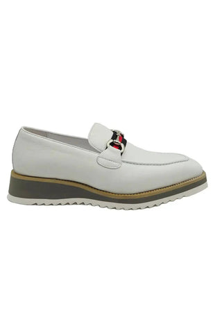 Carrucci KS515-07R  Horse-Bit Loafer