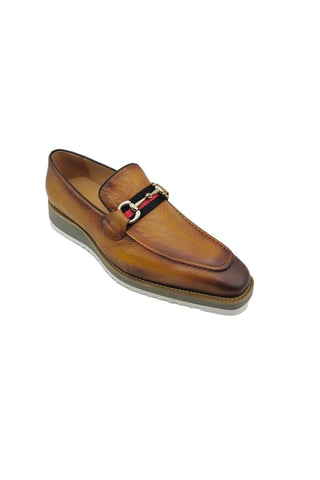 Carrucci KS515-07R  Horse-Bit Loafer