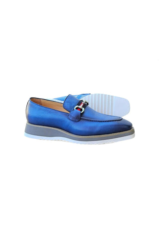 Carrucci KS515-07R  Horse-Bit Loafer
