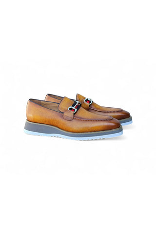 Carrucci KS515-07R  Horse-Bit Loafer