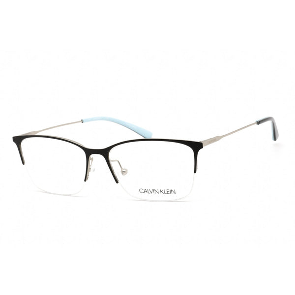 Calvin Klein CK18121 Eyeglasses SATIN BLACK/Clear Demo Lens-AmbrogioShoes