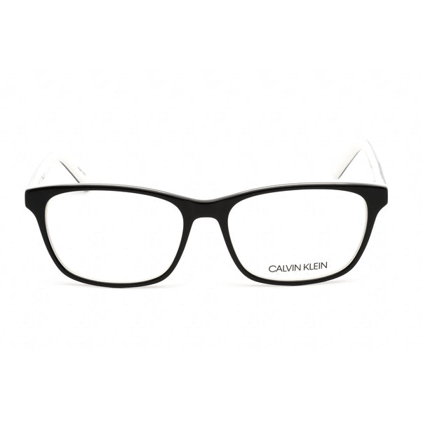 Calvin Klein CK18515 Eyeglasses Black/White/Clear demo lens-AmbrogioShoes